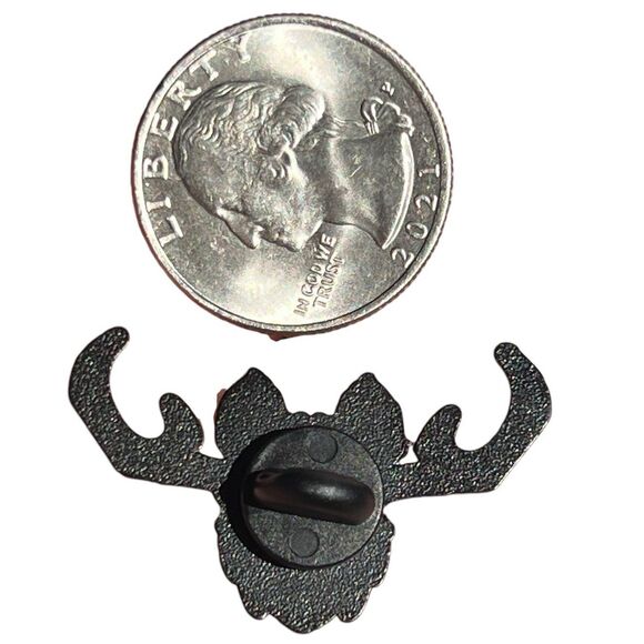 Hazbin Hotel Alastor Antlers Enamel Pin - Picture 5 of 6